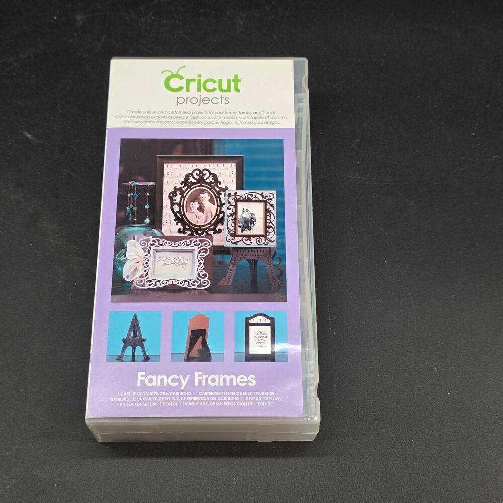 Cricut Fancy Frames Die Cutting Cartridge for Cricut w/Overlay w/Handbook